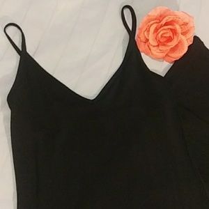 FOREVER 21 MAXI BLACK DRESS